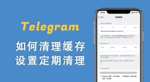 Telegram缓存清除的基本步骤